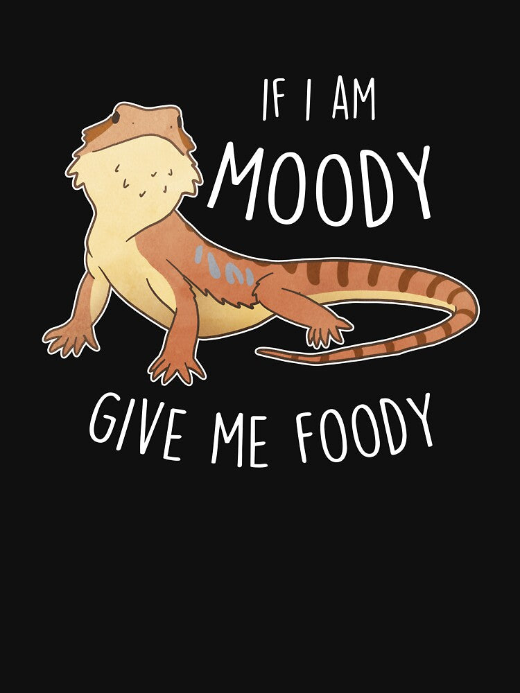 Bearded Dragon Lizard Moody Foody by Clara Hollins T-Shirts, Hoodie, Sweatshirt | BlankRebels.com (Image 3)