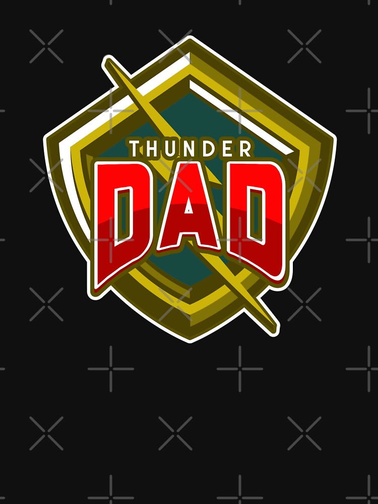 Thunder Dad funny fathers day gift papa by KiriBrero