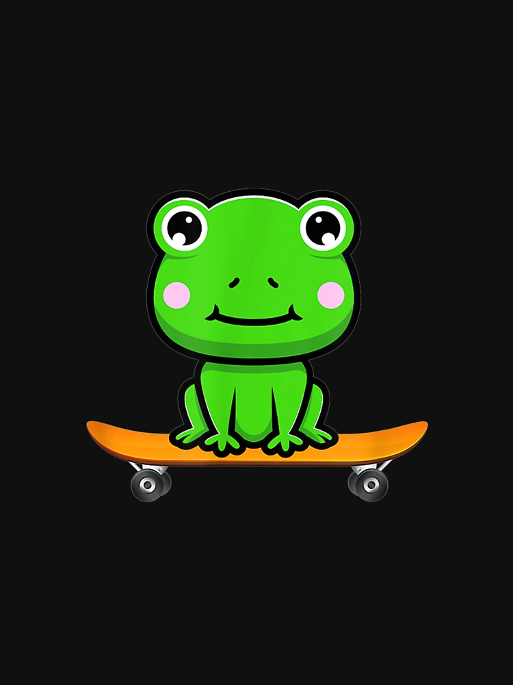 Frog On Skateboard by miann4 T-Shirts, Hoodie, Sweatshirt | BlankRebels.com (Image 3)