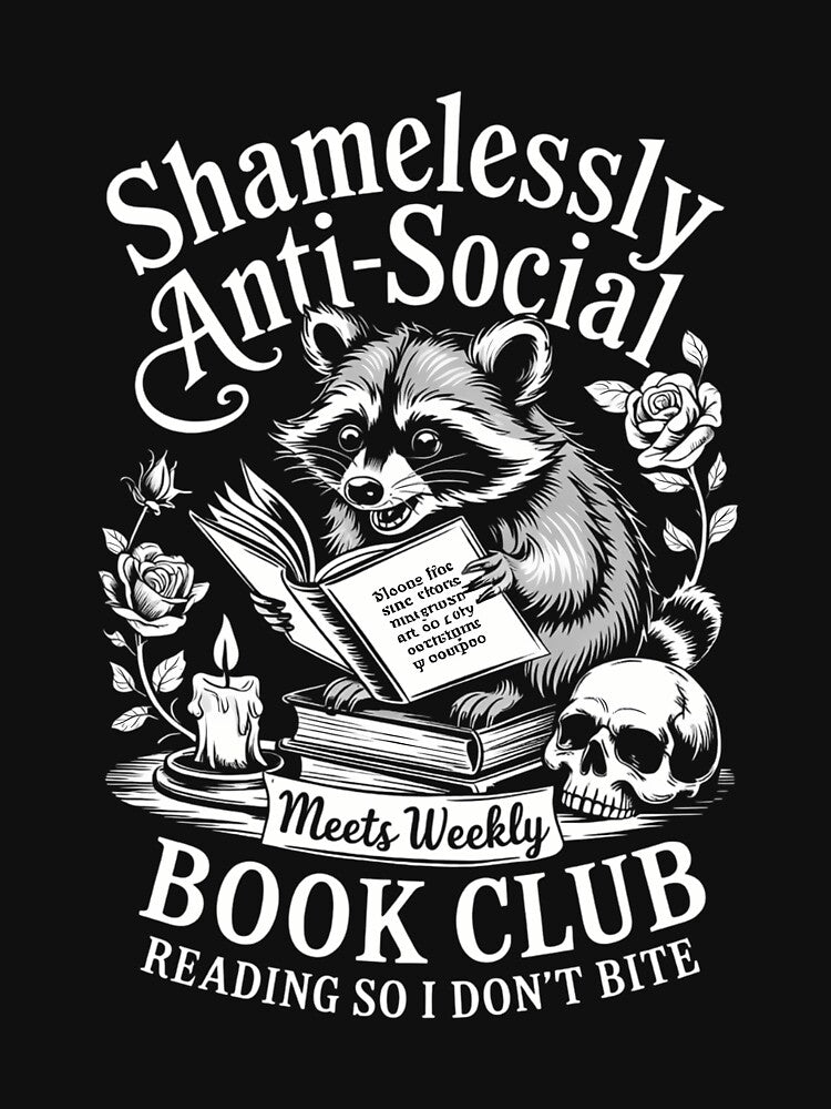 Book Lover Reading Bookish Anti-Social by DoorwayThreads T-Shirts, Hoodie, Sweatshirt | BlankRebels.com (Image 3)