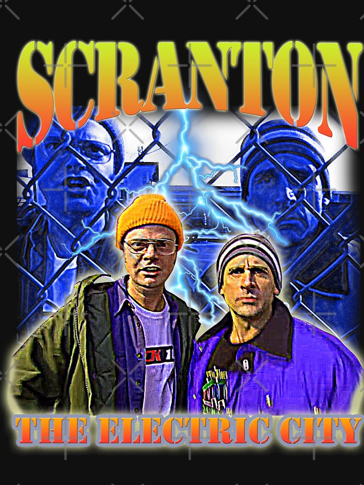 Scranton: The Electric City by boboman13 T-Shirts, Hoodie, Sweatshirt | BlankRebels.com (Image 3)