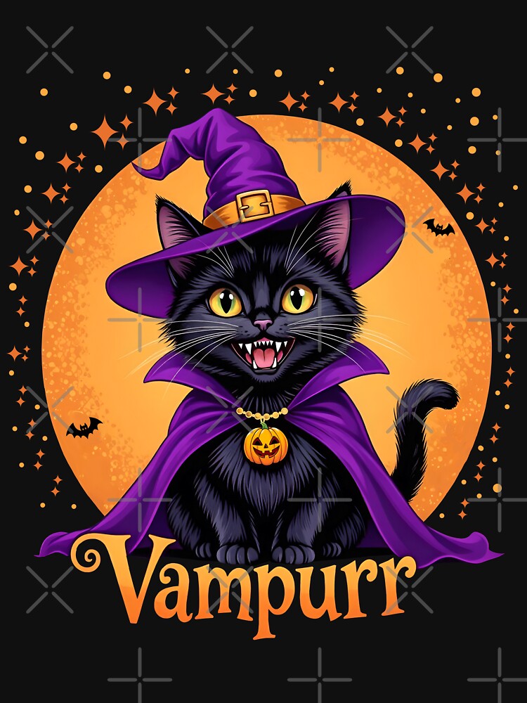 Vampurr cat by Kamoufleur T-Shirts, Hoodie, Sweatshirt | BlankRebels.com (Image 3)