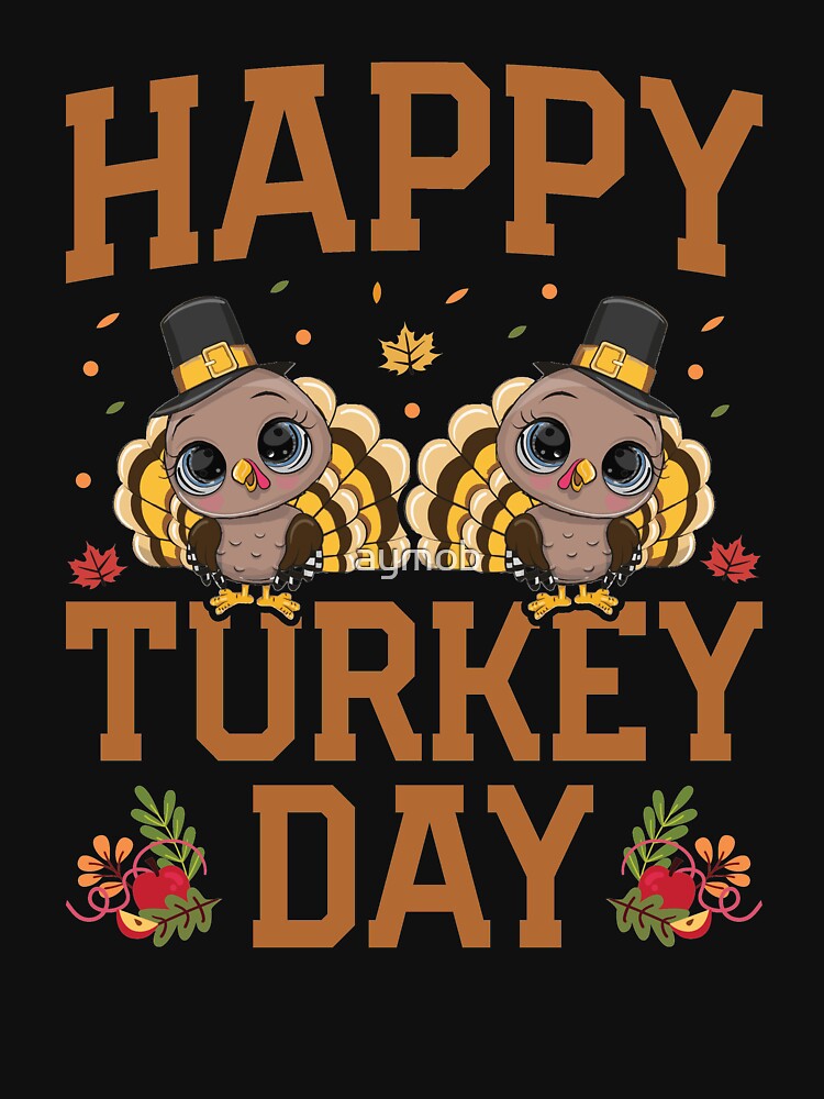 Happy Turkey Day Shirt, Thanksgiving Shirt, Thanksgiving Party Shirt, Thanksgiving Turkey Shirt, Thanksgiving... (Image 3)