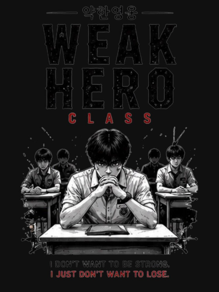 Copy of Weak Hero Class Vintage Anime Streetwear Graphic Tee by novaduman