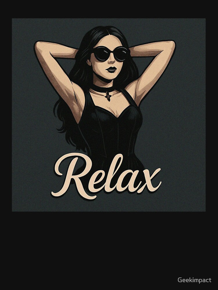 Relax Gothic design by Vintage Designs + T-Shirts, Hoodie, Sweatshirt | BlankRebels.com (Image 3)