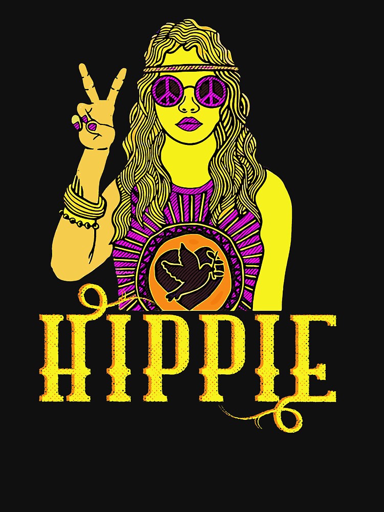 hippie loveheart by mwvenus T-Shirts, Hoodie, Sweatshirt | BlankRebels.com (Image 3)