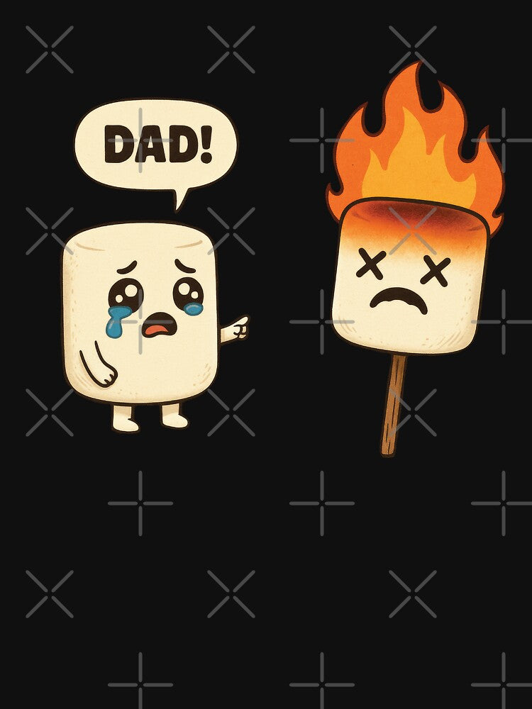 Funny Marshmallow Cartoon Fire Foodie by SphereZones T-Shirts, Hoodie, Sweatshirt | BlankRebels.com (Image 3)