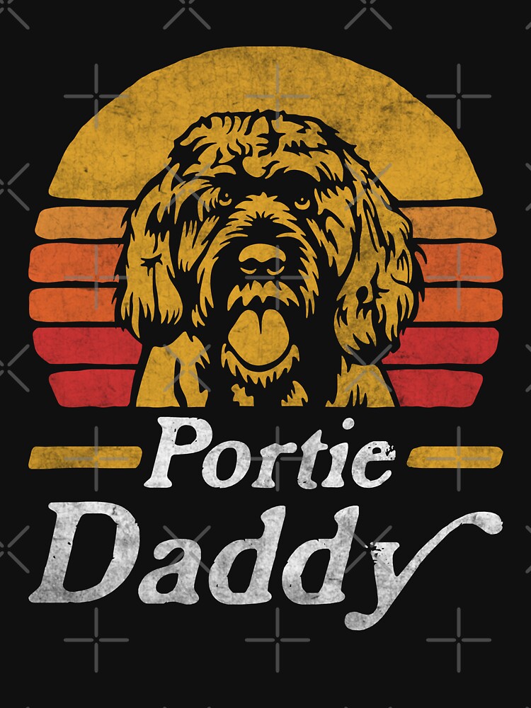 Retro Vintage Portuguese Water Dog Daddy by More Cute Dogs T-Shirts, Hoodie, Sweatshirt | BlankRebels.com (Image 2)