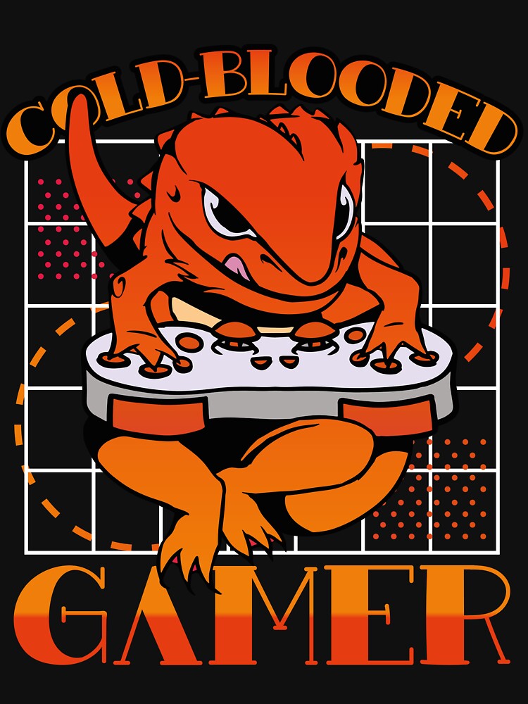 Bearded Dragon Playing Video Game Reptiles Gamers by omgsavariya T-Shirts, Hoodie, Sweatshirt | BlankRebels.com (Image 3)