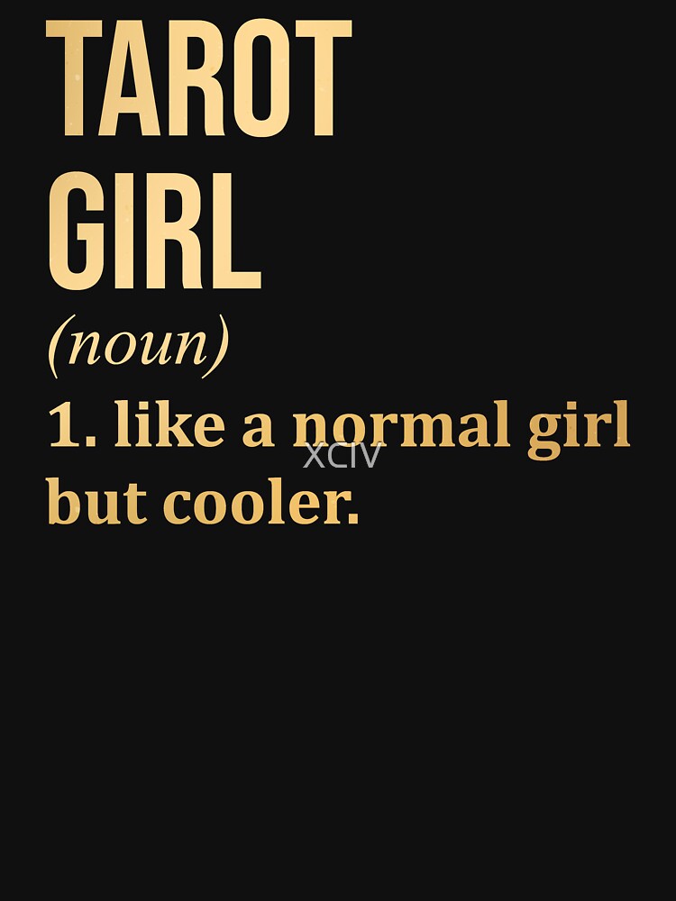 Tarot Girl Definition Tarot in Gold by XCIV T-Shirts, Hoodie, Sweatshirt | BlankRebels.com (Image 3)