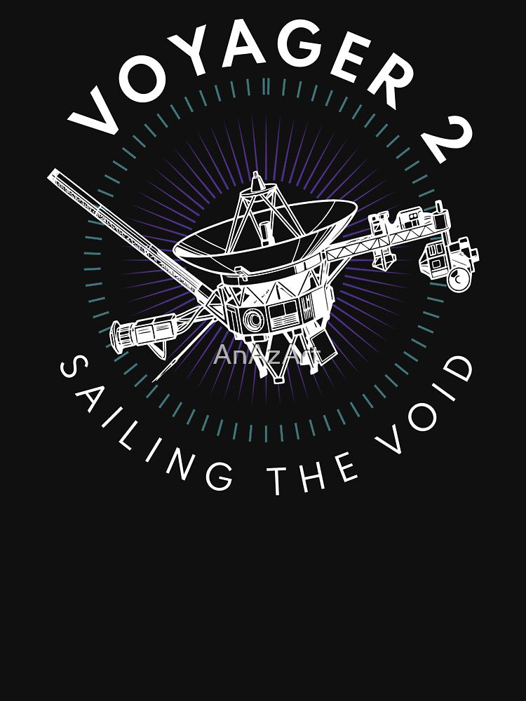 Voyager 2 - Space Probe Deep Space - Sailing the Void by AnAzArt