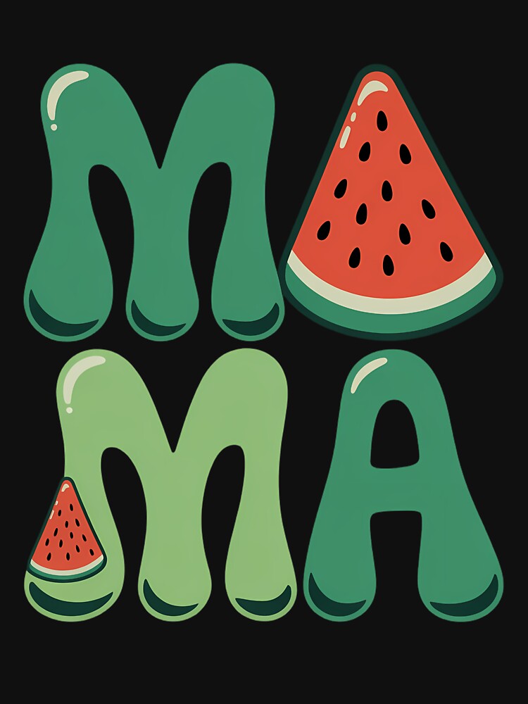 Watermelon Mama Fruitarian Lover Mom Summer Fruit Mother by Morphologiona T-Shirts, Hoodie, Sweatshirt (Image 3)