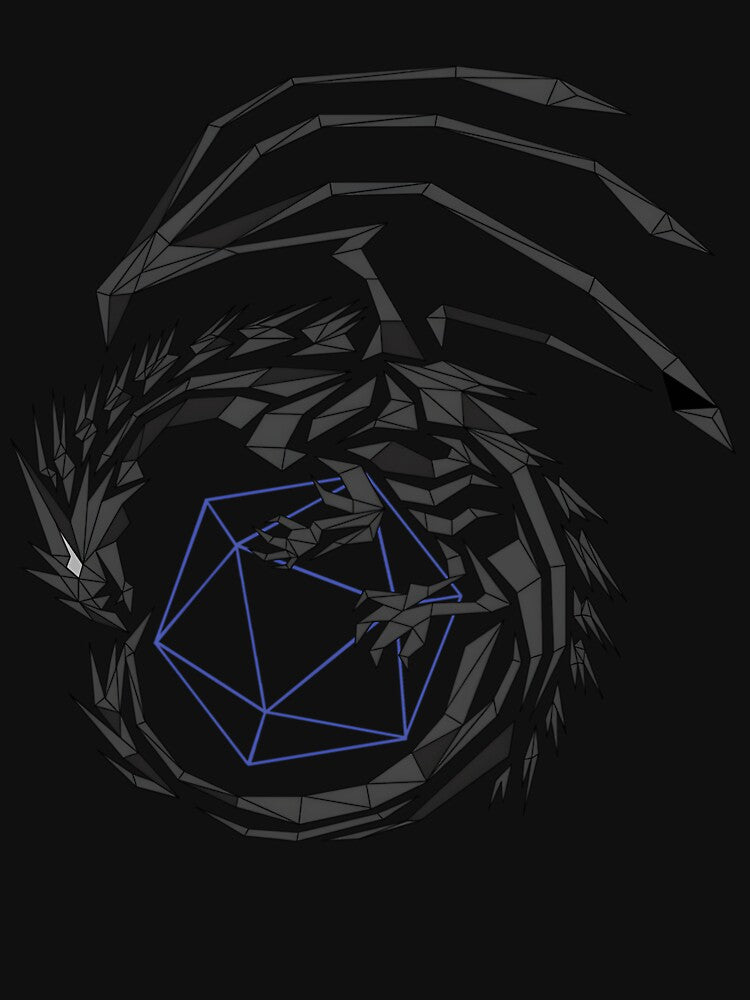 Black Line Dragon by ramonaaeqvenita T-Shirts, Hoodie, Sweatshirt | BlankRebels.com (Image 3)