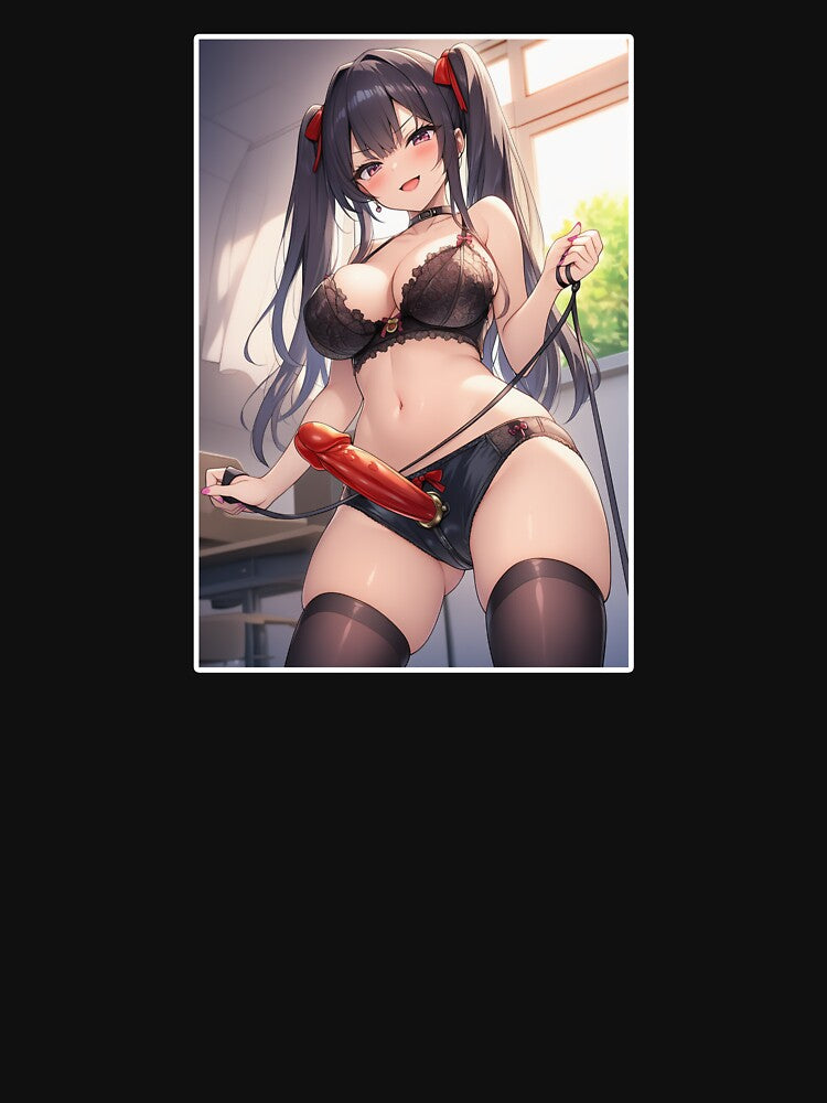Mistress with Strapon? Anime by MissFreya T-Shirts, Hoodie, Sweatshirt | BlankRebels.com (Image 3)