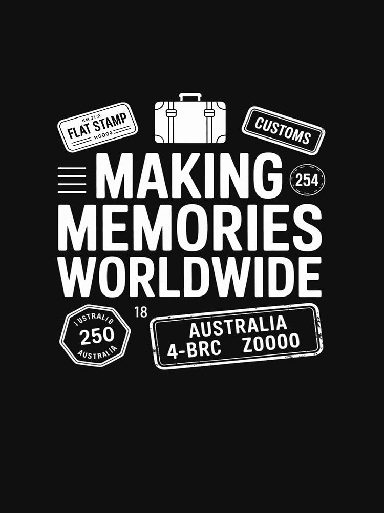 Making Memories Worldwide Family Travel Stamp by SnackPAC
