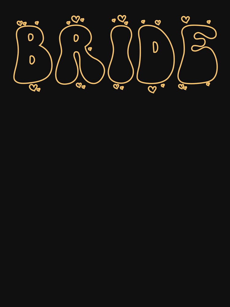 Bride Little Hearts Wedding Design by LJ4EVER T-Shirts, Hoodie, Sweatshirt | BlankRebels.com (Image 3)