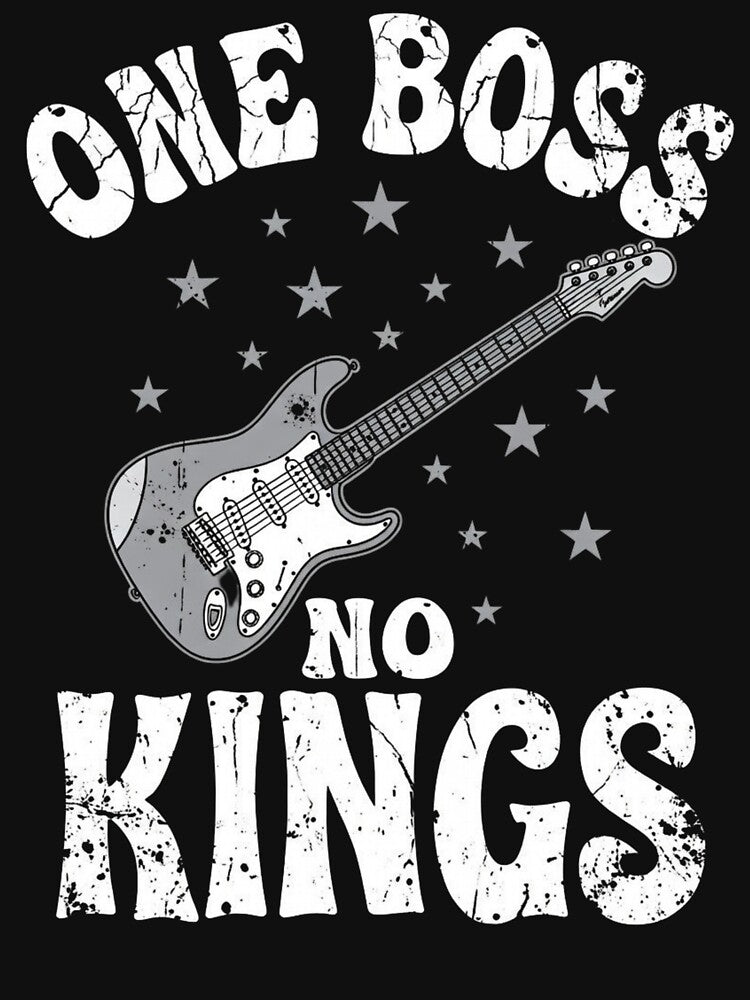 One Boss No Kings Monarchy Political Freedom by sinkedink