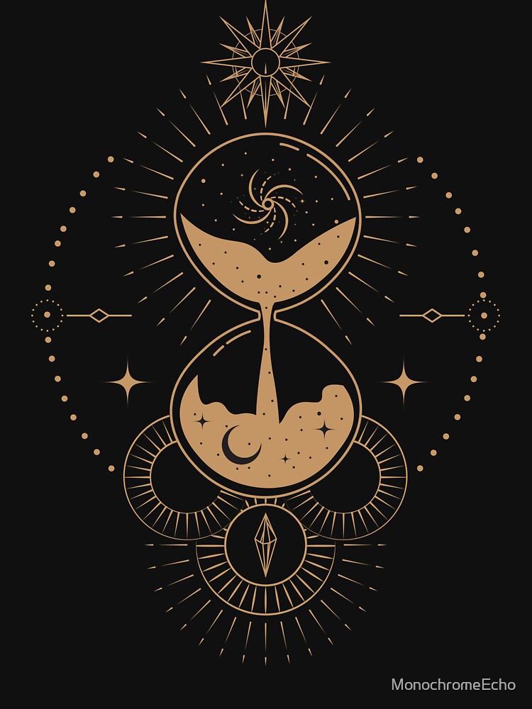 Cosmic Hourglass full of stars by MonochromeEcho T-Shirts, Hoodie, Sweatshirt | BlankRebels.com (Image 3)