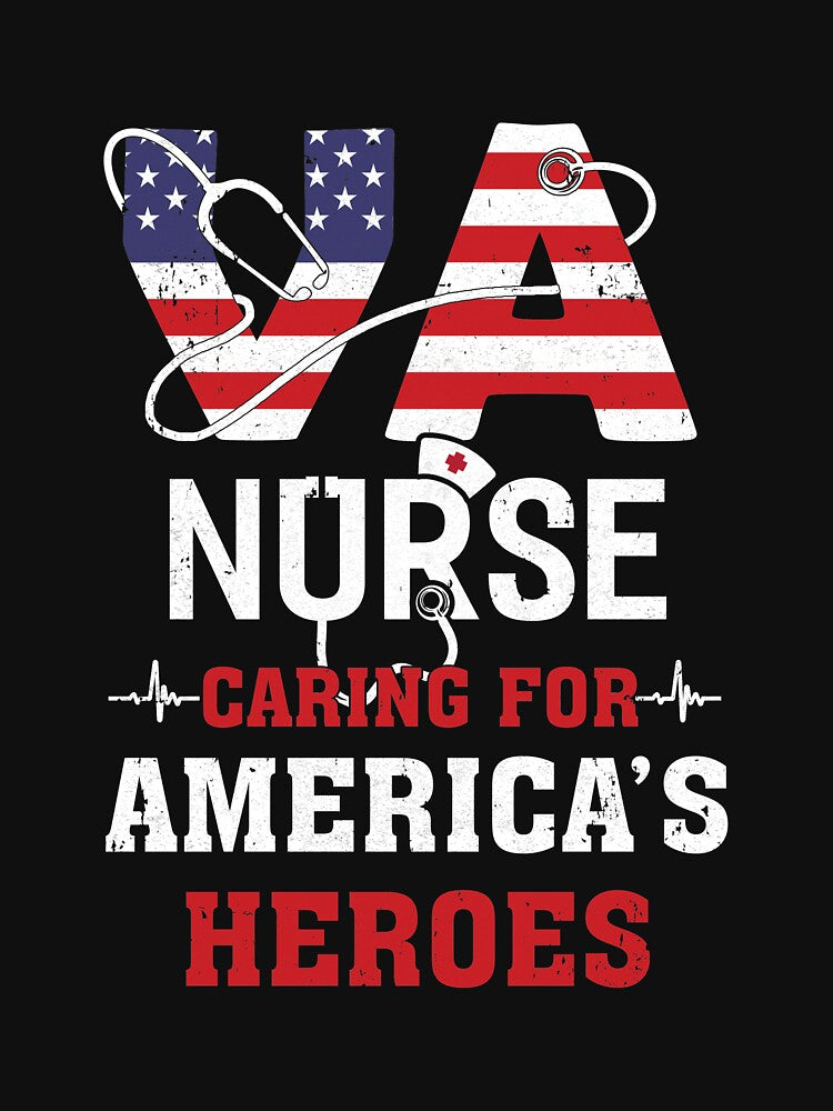 VA Nurse Caring For Americas Heroes by DanielleNicolet T-Shirts, Hoodie, Sweatshirt | BlankRebels.com (Image 3)