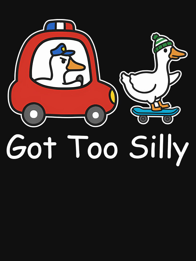Got Too Silly Funny Goose On Skateboard by eshovip T-Shirts, Hoodie, Sweatshirt | BlankRebels.com (Image 3)