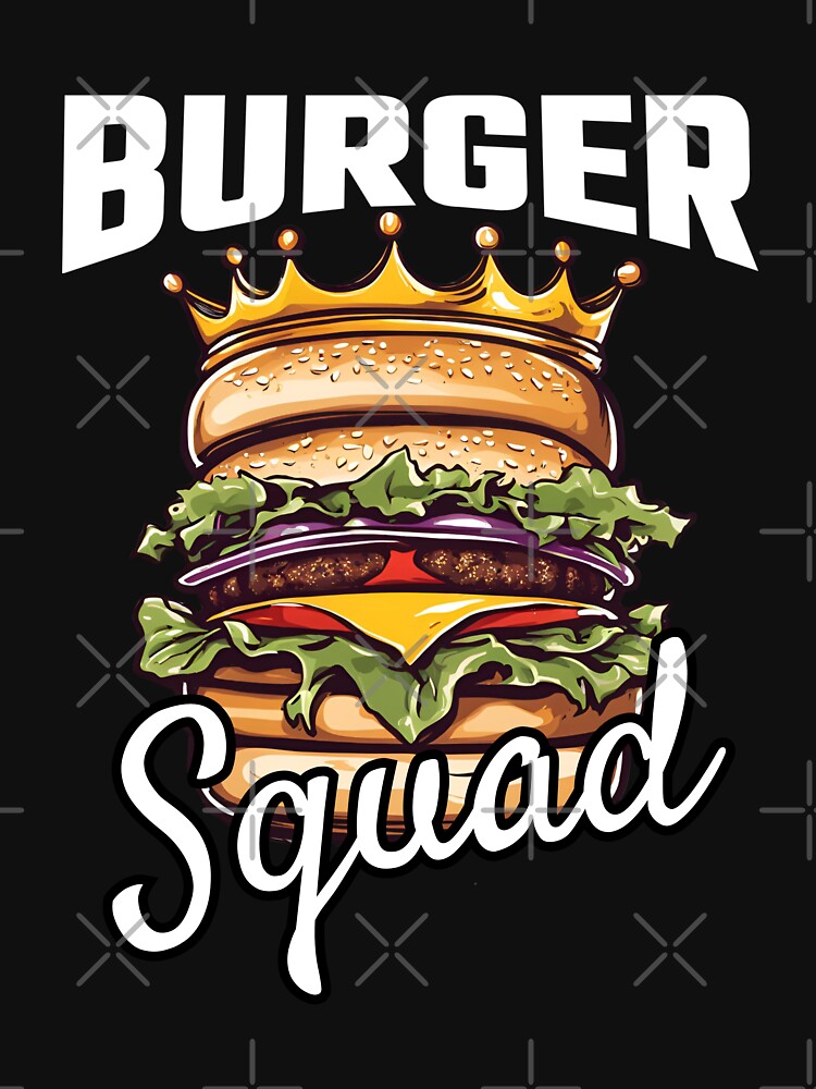 Burger Squad by Benchamart T-Shirts, Hoodie, Sweatshirt | BlankRebels.com (Image 3)