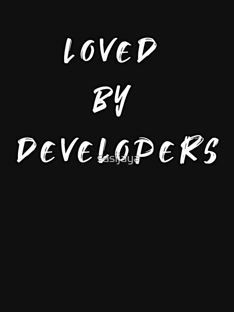 Loved By Developers by sasijaya T-Shirts, Hoodie, Sweatshirt | BlankRebels.com (Image 2)
