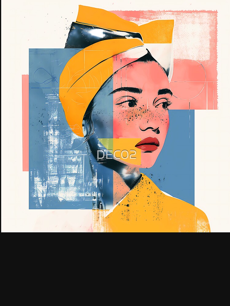 Sophisticated Bohemian Woman Vintage-Style Artistic Portrait Art by DEC02 T-Shirts, Hoodie, Sweatshirt (Image 3)