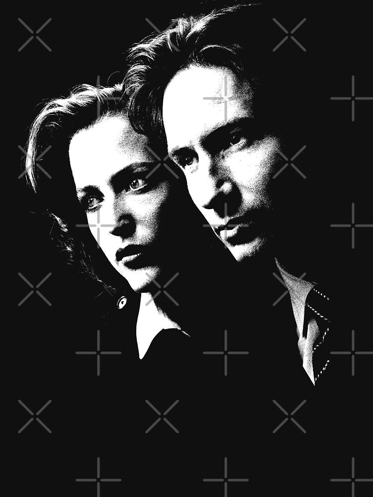 Mulder and Scully by haunteddata T-Shirts, Hoodie, Sweatshirt | BlankRebels.com (Image 3)