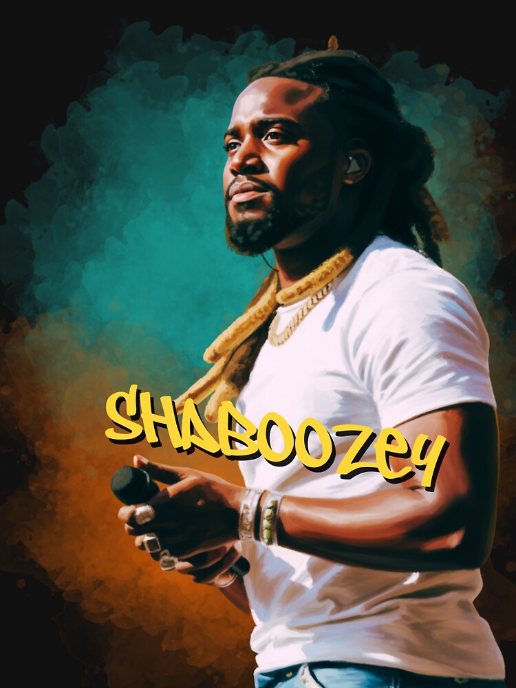 Shaboozey Painted Effect T-Shirt and Sticker by DiverseDazzle