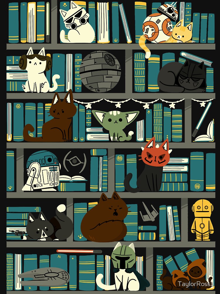 Library Kitten Wars by TaylorRoss1 T-Shirts, Hoodie, Sweatshirt | BlankRebels.com (Image 3)