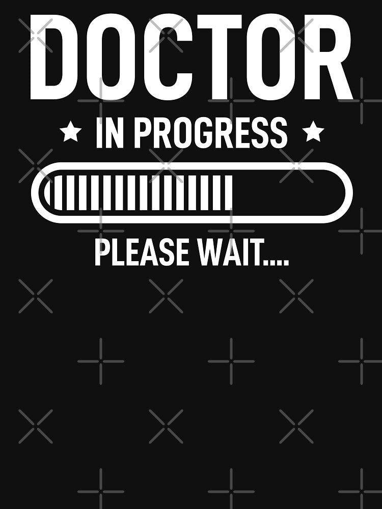Doctor In Progress Funny Medical Student by RareBunny T-Shirts, Hoodie, Sweatshirt | BlankRebels.com (Image 3)