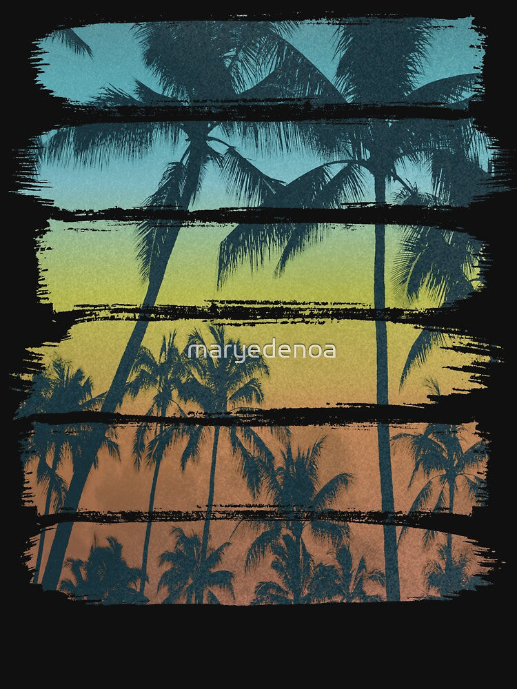 Tropical Brush Strokes by maryedenoa T-Shirts, Hoodie, Sweatshirt | BlankRebels.com (Image 3)