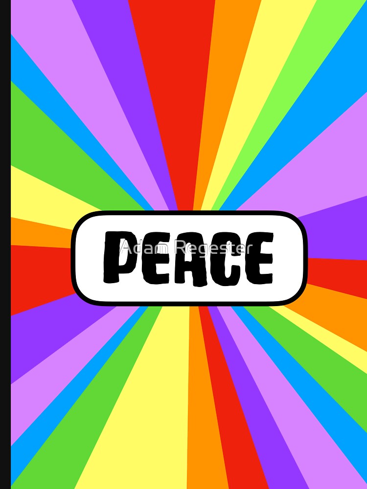 Peace Colour Burst by Adam Regester T-Shirts, Hoodie, Sweatshirt | BlankRebels.com (Image 3)