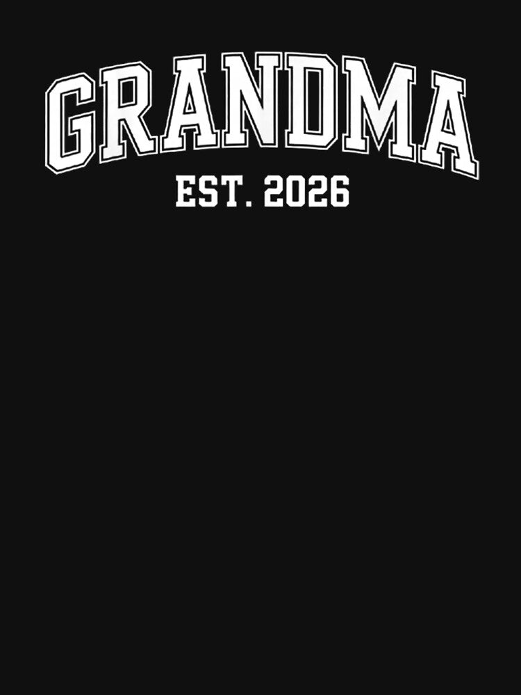 Promoted to Grandma Est. 2026 Grandma Est 2026 by Boutkimaewab T-Shirts, Hoodie, Sweatshirt | BlankRebels.com (Image 3)