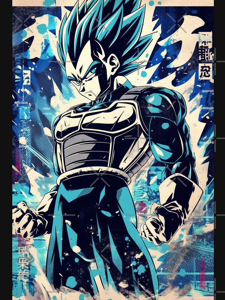 Prince Warrior God Blue Form by AnimeArsenalPrints