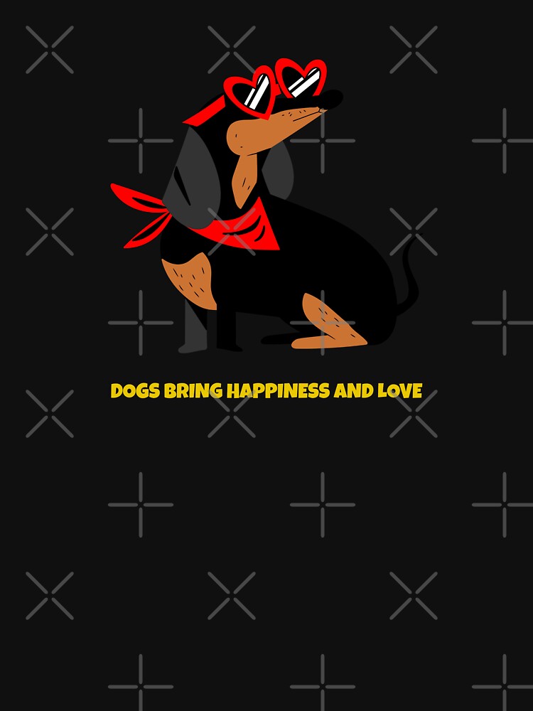 Dogs Bring Happiness And Love Funny Dog by Harmonick-Tees Hoodie, Sweatshirt | BlankRebels.com (Image 3)