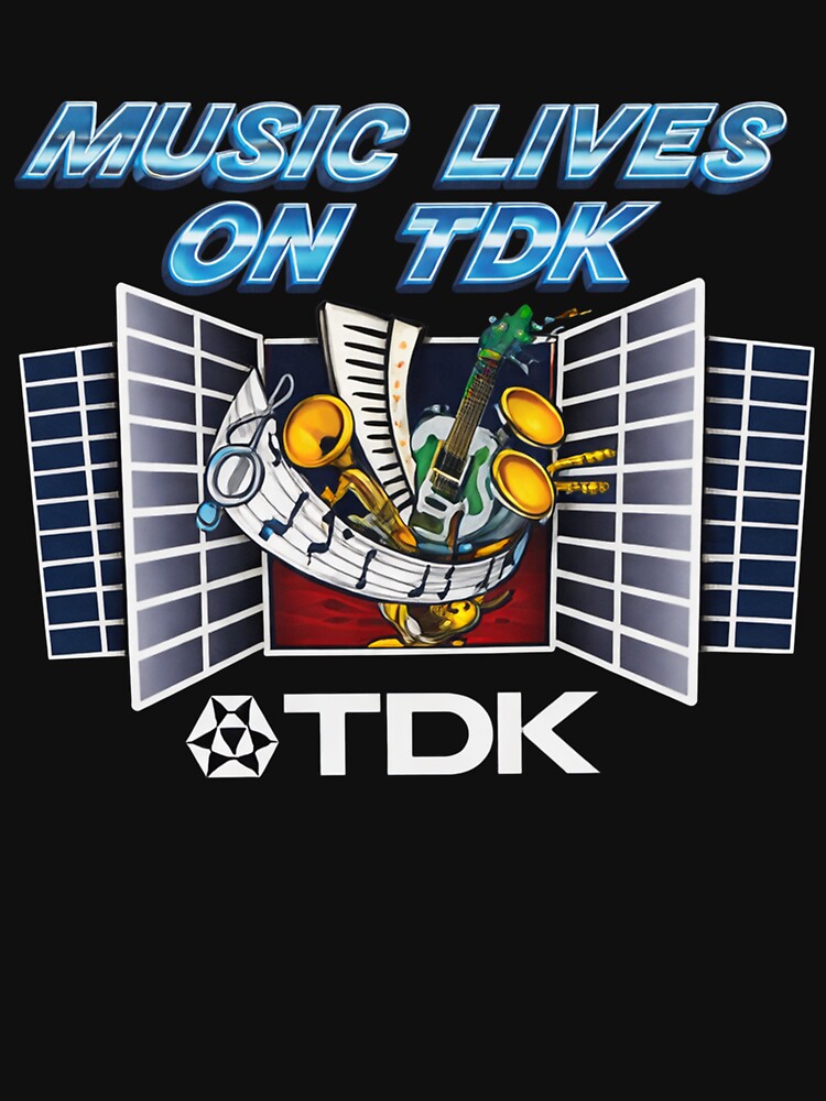 Music Lives On Retro Boombox TDK Cassette Tape Deck by Cameliarty T-Shirts, Hoodie, Sweatshirt | BlankRebels.com (Image 3)