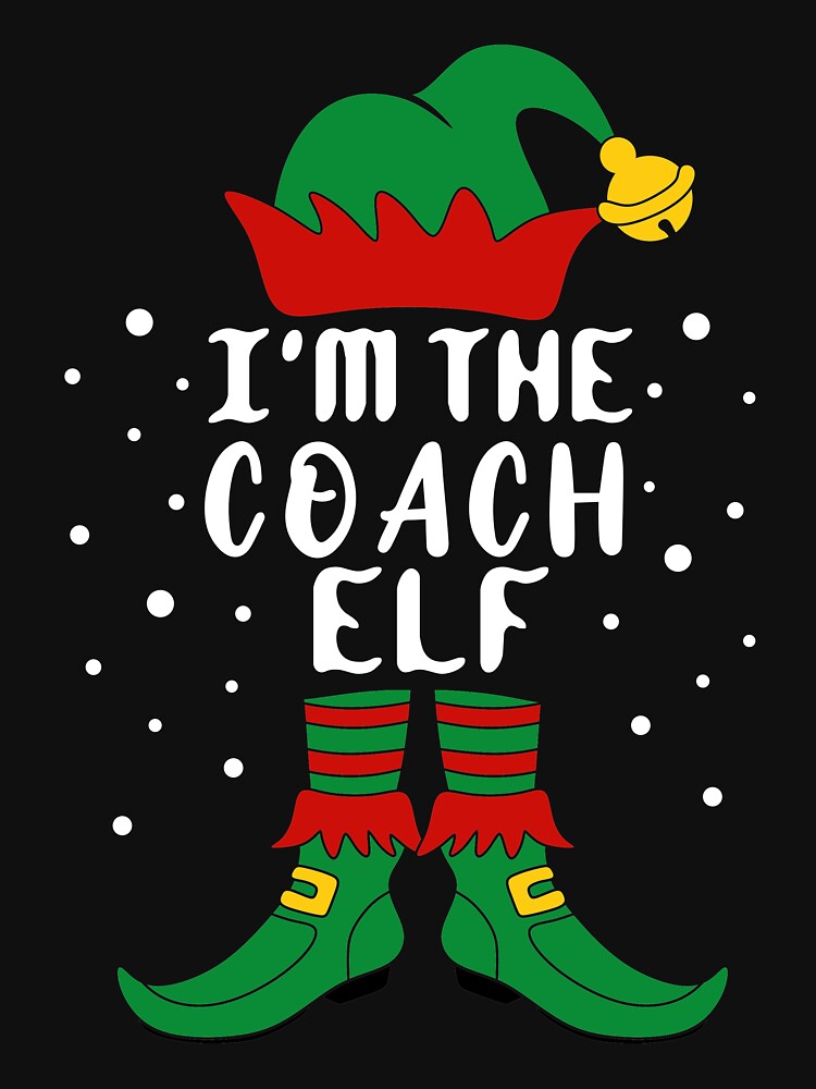 Matching Christmas I'm The Coach Elf by khaled11591 T-Shirts, Hoodie, Sweatshirt | BlankRebels.com (Image 3)