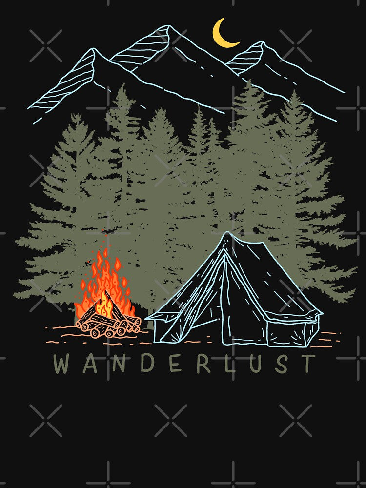 Camping Minimalist by ethnicdrawing T-Shirts, Hoodie, Sweatshirt | BlankRebels.com (Image 3)