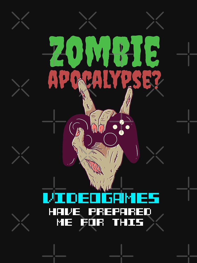 Zombie Apocalypse Gamer Gaming by titanosdesign
