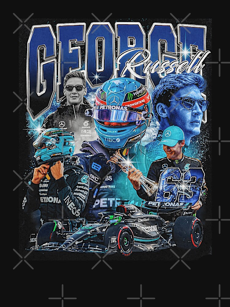George Russell Retro Bootleg by vintageretrostyleshop