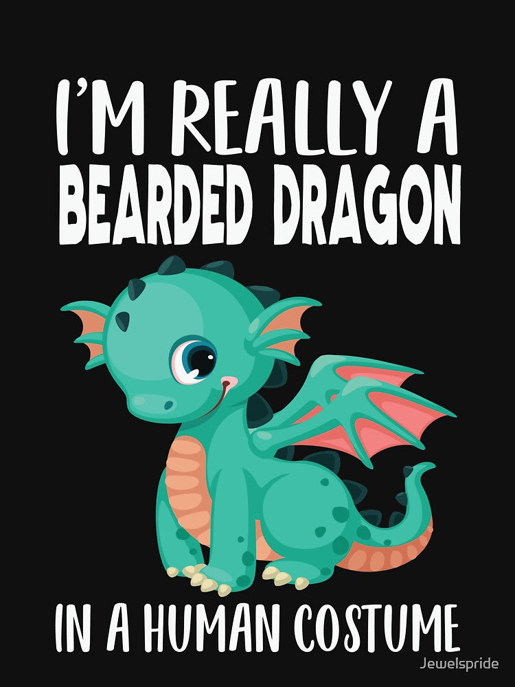 I'm Really a Bearded Dragon in a Human Costume by Jewelspride T-Shirts, Hoodie, Sweatshirt | BlankRebels.com (Image 2)