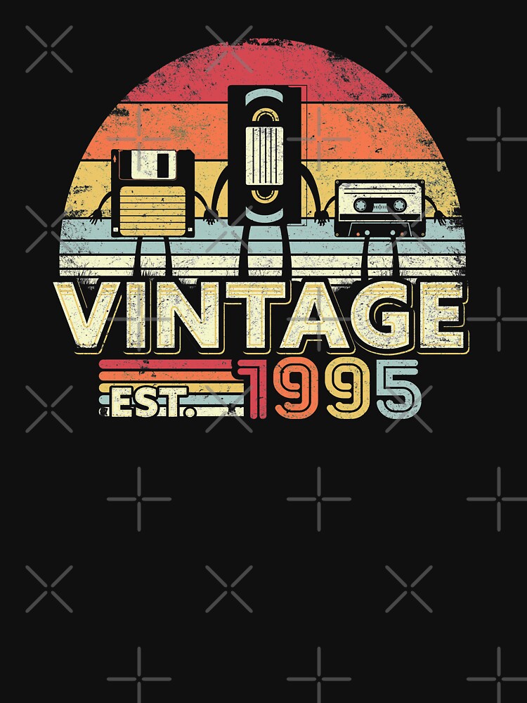 1995 Design. Vintage Birthday Gift, Funny Music, Tech Humor Product by PackAPunch T-Shirts, Hoodie, Sweatshirt (Image 3)
