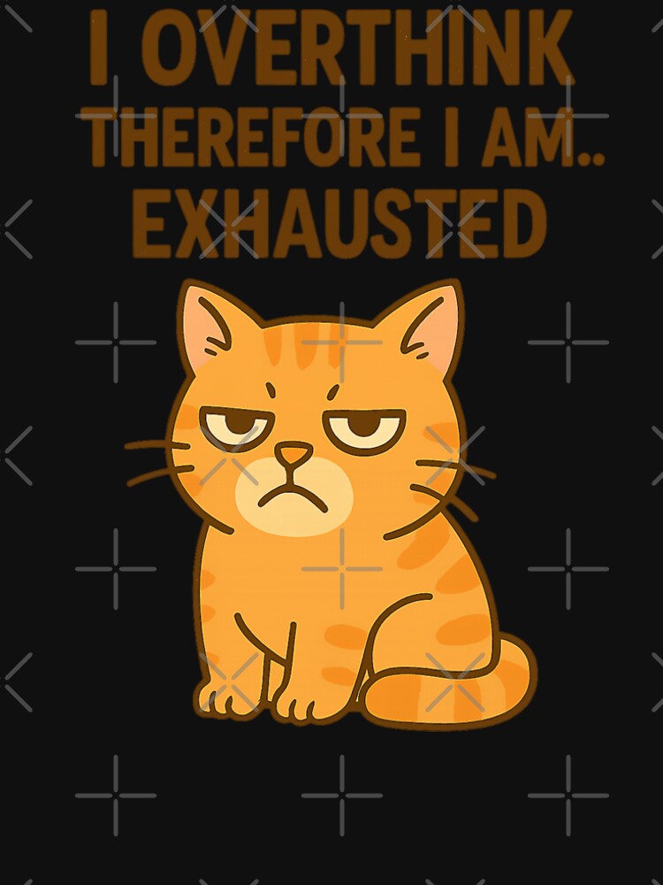 Professional Overthinker | Funny Anxiety by Tw1nsAIArt T-Shirts, Hoodie, Sweatshirt | BlankRebels.com (Image 2)