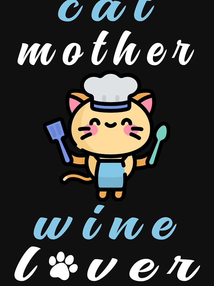 Copy of cat mother wine lover by ishako online T-Shirts, Hoodie, Sweatshirt | BlankRebels.com (Image 3)