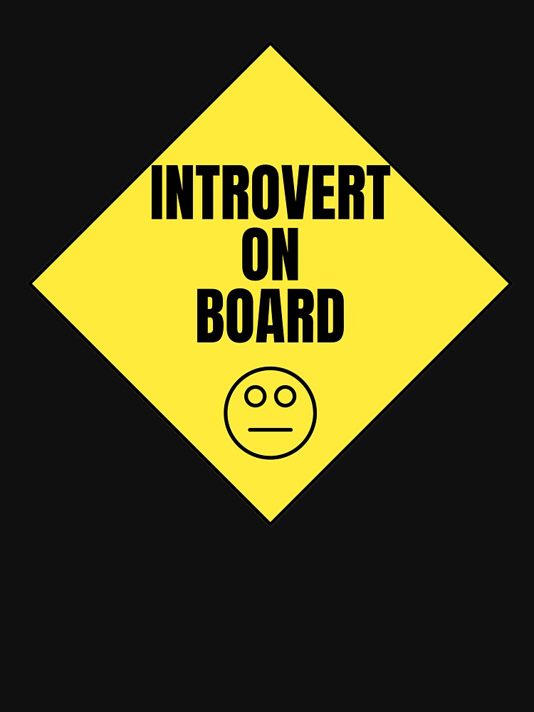 Introvert on Board – Funny Introvert Shirt by AdamIntrovert Hoodie, Sweatshirt | BlankRebels.com (Image 3)