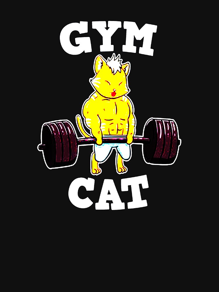 Gym Cat by febyriana T-Shirts, Hoodie, Sweatshirt | BlankRebels.com (Image 3)
