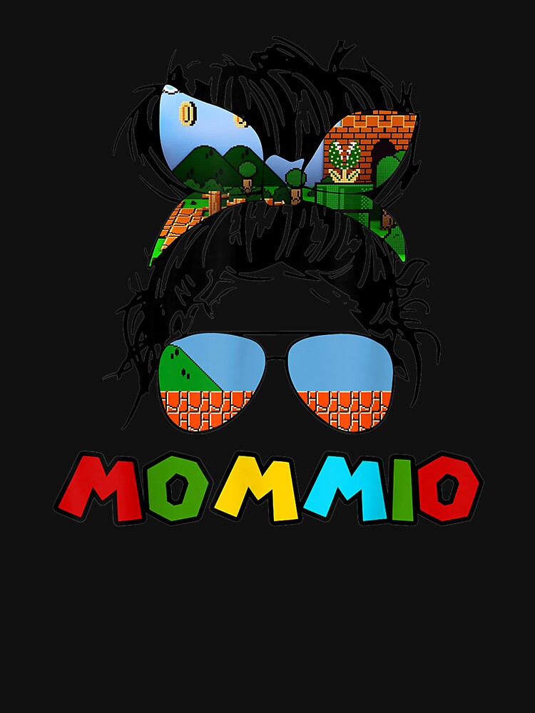 Super Mommio As Mom Life Messy Bun Funny For Kid by Orbanerik T-Shirts, Hoodie, Sweatshirt | BlankRebels.com (Image 3)
