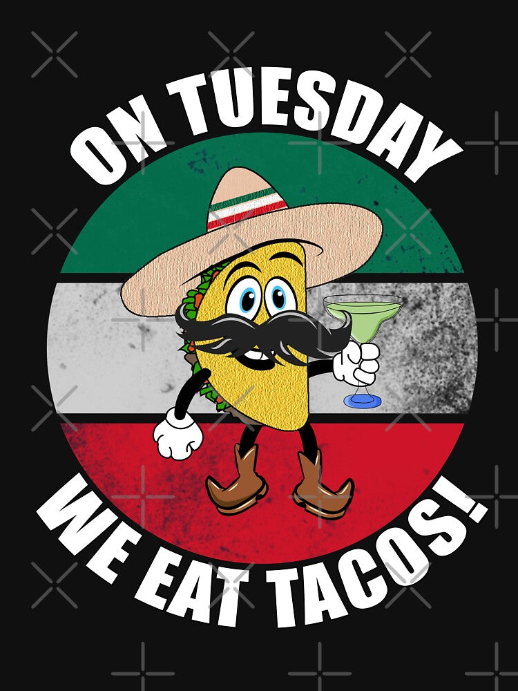 On Tuesday We Eat Tacos! by CarrieTDesigns T-Shirts, Hoodie, Sweatshirt | BlankRebels.com (Image 3)