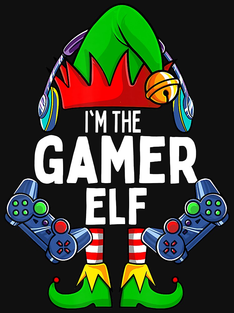 Gamer Elf Matching Family Christmas by BrandyBare T-Shirts, Hoodie, Sweatshirt | BlankRebels.com (Image 3)